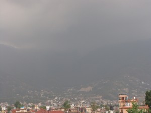 The darkness engulfed the hills just north of Budhanilkantha, then rolled south